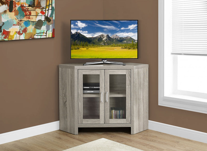 MEUBLE TV - 42L / EN COIN TAUPE FONCE (MONARCH/I 2569)