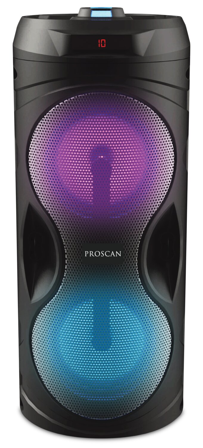 Haut-parleur Bluetooth portatif Proscan avec entrée auxiliaire