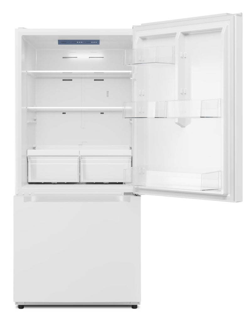 Réfrigérateur à congélateur supérieur Midea de 18 pi3 (blanc) ENERGY STAR -  MRT18S2AWW