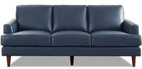 Sofa Cassis de Hydeline en cuir - bleu marine