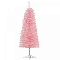 Homcom Sapin De Noel Artificiel En Forme De Crayon De 4 Pieds Avec 188 Pointes De Branche