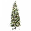 Homcom Arbre De Noel Artificiel 300 Lumieres Led Et 618 Embouts