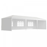 Outsunny Tente De Fete 10' X 29' Avec Parois Laterales Et Grandes Fenetres Transparentes Pour Jardin