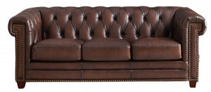 Sofa Standwood de Hydeline en cuir - brun