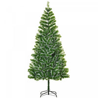 Homcom Arbre De Noel Artificiel De 7 Pieds Avec 968 Pointes