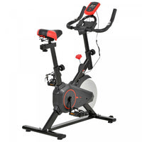 Soozier Velo D'exercice Vertical Velo D'interieur Cardio Workout Cyclisme Machine Equipement De Fitn