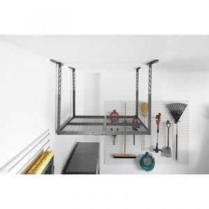 Tablette de rangement suspendue GearloftMC granite martelé de Gladiator - 4 pi x 4 pi