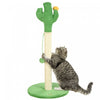 Pawhut Arbre A Chat En Forme De Cactus Pour Chat D'interieur, Griffoir En Sisal Avec Boule Suspendue, 33