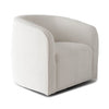 Fauteuil d'appoint pivotant Sedona - blanc