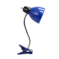 Lampe Limelights à pince réglable - bleue