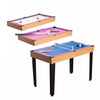 Soozier 3 En 1 Mini-jeux Multi-usages Tennis De Table Billard Pool Air Hockey Set Avec Tous Les Accessoires