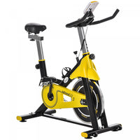 Soozier Velo D'exercice Stationnaire, Velo D'entrainement Cardio D'interieur Avec Resistance Reglabl