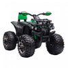 Aosom Voiture Quad A Quatre Roues Pour Enfants 12 V Avec Phares De Travail Mp3 Reels, Moto Alimentee Par Batterie Pour 3 A 5 Ans, Vert