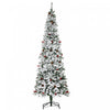 Homcom Arbre De Noel Artificiel De 7,5 Pieds 950 Branches