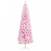 Homcom Arbre De Noel Artificiel Floque De Neige Avec Base