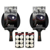 Ensemble de raquettes de tennis de table Black Mist Swiftflyte