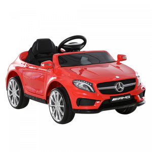 Aosom Voiture Electrique A Chevaucher Enfants Jouet Alimente Par Batterie 6v Haute/basse Vitesse Avec Musique De Phare Et Telecommande Rouge