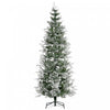 Homcom Cypres D'arbre De Noel Artificiel Floque De Neige