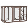 Pawhut Cage Pour Chat Maison D'exterieur En Bois Pour Chat Cage Interieure Avec Toit En Asphalte, Plateformes A Plusieurs Niveaux Et Grande Porte D'entree - 71