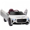 Aosom Voiture Electrique 12 V Avec Portes Papillon, Batterie Portable, 3,1 Mph, Jouet Pour Enfants Pour Garcons Et Filles Avec Telecommande, Systeme De Suspension, Klaxon, Musique, Lumieres, Blanc