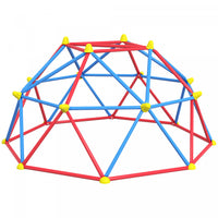 Outsunny 6 Ft Dome Geometrique Grimpeur Play Center, Outdoor Jungle Gym Exterieur Avec Acier Resista