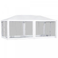 Outsunny 19'x9' Tente De Fete Gazebo Evenement Exterieur Canopee Jardin Pare-soleil Avec Moustiquair