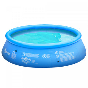 Outsunny Piscine Gonflable Familiale 104