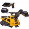 Aosom Voiture De Construction Pour Enfants 3 En 1, Rouleau Compresseur, Pelle, Bulldozer, Construction De Jeu Sans Puissance Avec Musique, Pour 18 A 48 Mois, Jaune