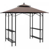 Outsunny 8' X5' Gazebo Tente Pavillon Bbq Grill Jardin Parasol