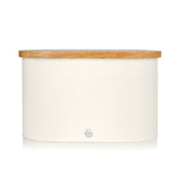 Boîte à pain Swan de style nordique avec planche à découper - blanche