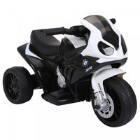 Aosom 6v Moto Pour Enfants Sous Licence Bmw, Moto Pour Tout-petits, Avec Phare, Musique, Moto Electr