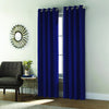 Panneau de rideau à œillets Shadow bleu marine - 52 po x 63 po