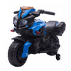 Aosom Enfants Pedale Electrique Moto Ride-on Jouet Alimente Par Batterie Rechargeable 6v Corne Phares Moto Roues D'entrainement Sons Realistes 3 Km/h Vitesse Max Pour Filles Garcon 18 - 48 Mois Bleu