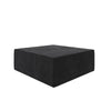 Pouf The Flower de Novogratz en microfibre - noir