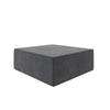 Pouf The Flower de Novogratz en microfibre - gris