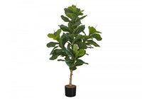 Plante artificielle figuier lyre 47 po vert clair