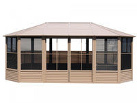 Gazebo Penguin Florence - Solarium 12x18 Toit d'acier