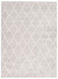 Carpette August griseblanche 6 pi 7 po x 9 pi 6 po