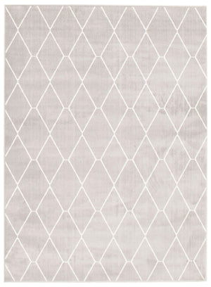 Carpette August griseblanche 6 pi 7 po x 9 pi 6 po