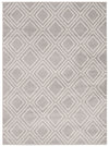 Carpette August gris géodeblanc 5 pi 3 po x 7 pi 3 po