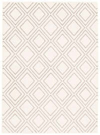 Carpette August blanc géodegris 5 pi 3 po x 7 pi 3 po