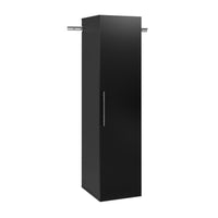 Armoire de rangement étroite HangUps de 18 po - noire