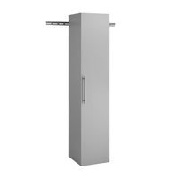 Armoire de rangement étroite HangUps de 15 po - gris clair