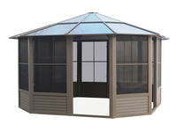 Gazebo Penguin Florence - Solarium 12x12 Toit de polycarbonate