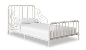 Lit Quinn Whimsical de Little Seeds en métal pour bambin - blanc