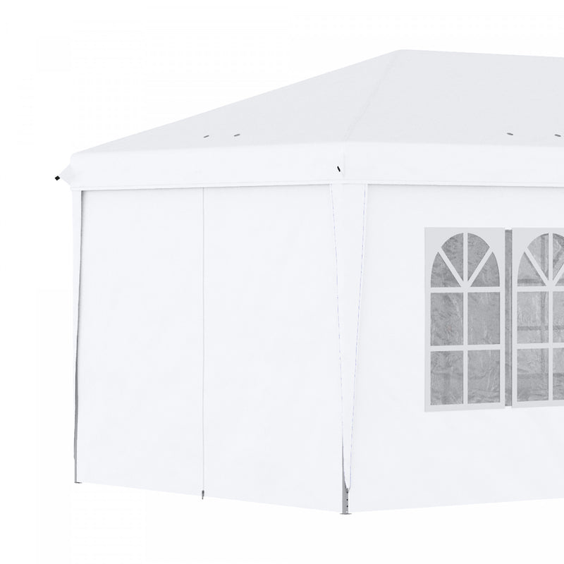 Outsunny 10x20pi Tente Exterieure Facile Pliable Gazebo Tente De Fe ...