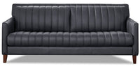 Sofa Archer en cuir de Hydeline - bleu