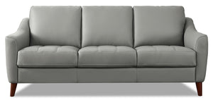 Sofa Ersa de Hydeline en cuir - gris