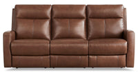 Sofa à inclinaison électrique Vienna de Hydeline - brun