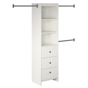 Organisateur de garde-robe Beckett Dorel Home - blanc